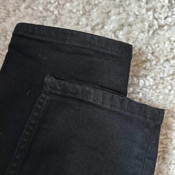 Acne Black cropped skinny jeans size 25 - Picture 2 of 3